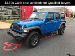 New 2026 Jeep Wrangler 4-DOOR SPORT S Sport Utility 266026 for Sale near Middleton, WI, at Don Miller Dodge Chrysler Jeep Ram