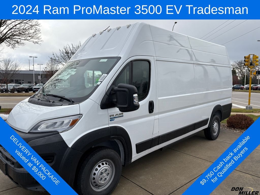 New 2024 Ram ProMaster 3500 Delivery Van BEV Tradesman Cargo Van