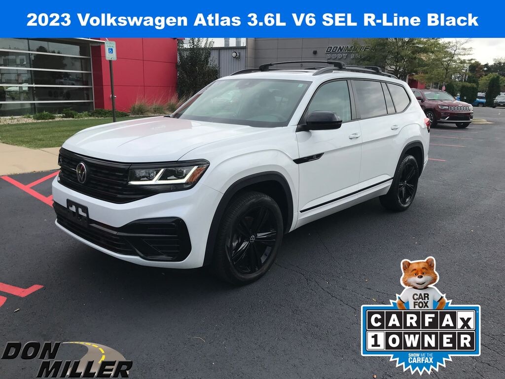 Used 2023 Volkswagen Atlas 3.6L V6 SEL R-Line Black SUV