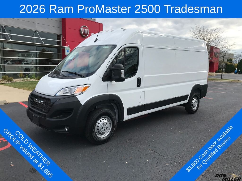 New 2026 Ram ProMaster PROMASTER 2500 TRADESMAN CARGO VAN HIGH ROOF 159' Cargo Van