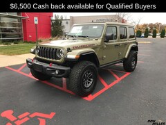 New 2026 Jeep Wrangler 4-DOOR RUBICON X Sport Utility 266031 for Sale near Middleton, WI, at Don Miller Dodge Chrysler Jeep Ram