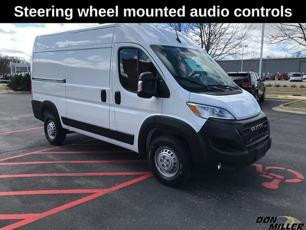 New 2026 Ram Promaster 1500 Cargo Van Tradesman High Roof 136 WB w/Pass Seat Cargo Van