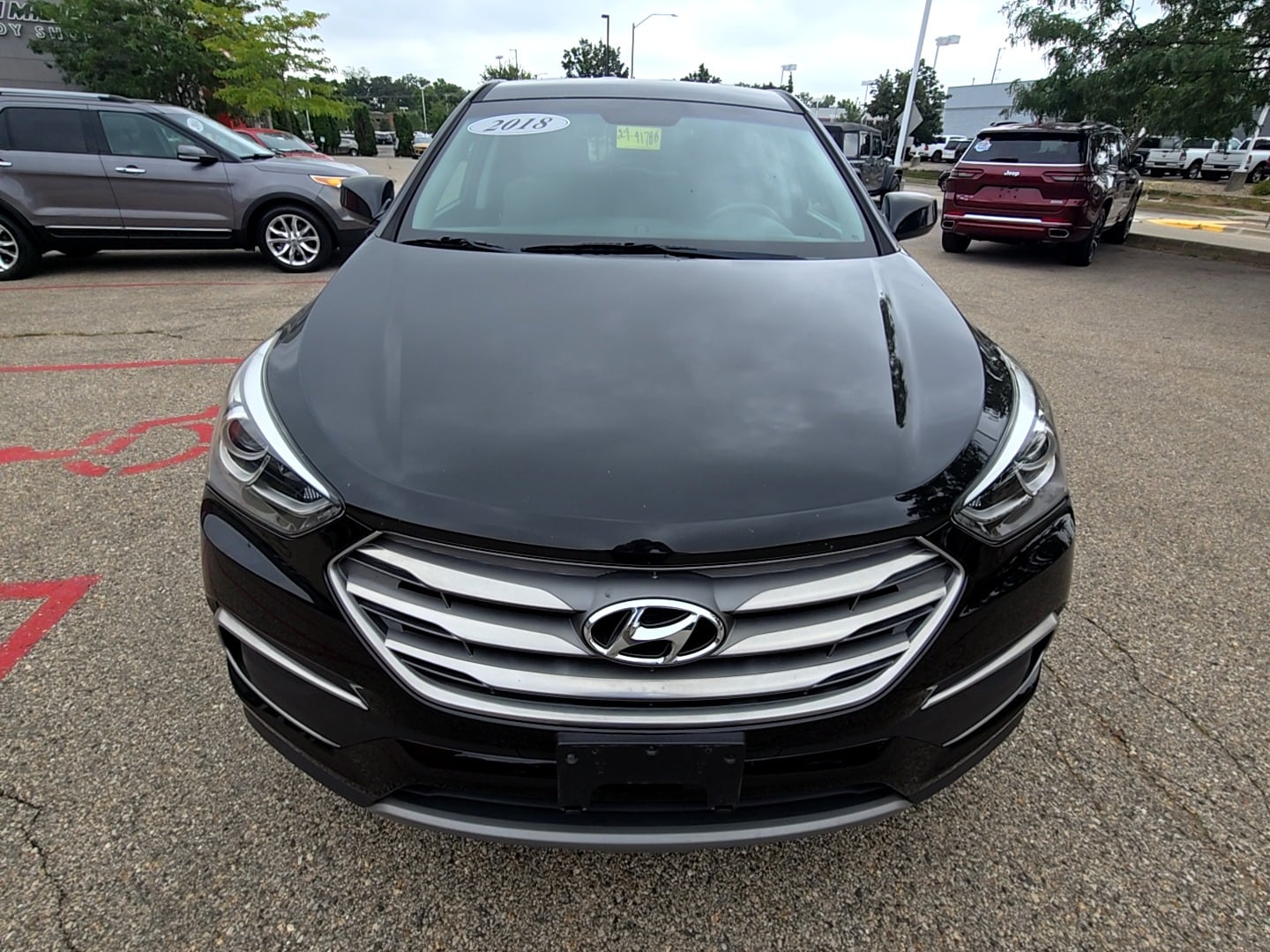 Used 2018 Hyundai Santa Fe Sport Base with VIN 5XYZTDLB7JG533624 for sale in Madison, WI