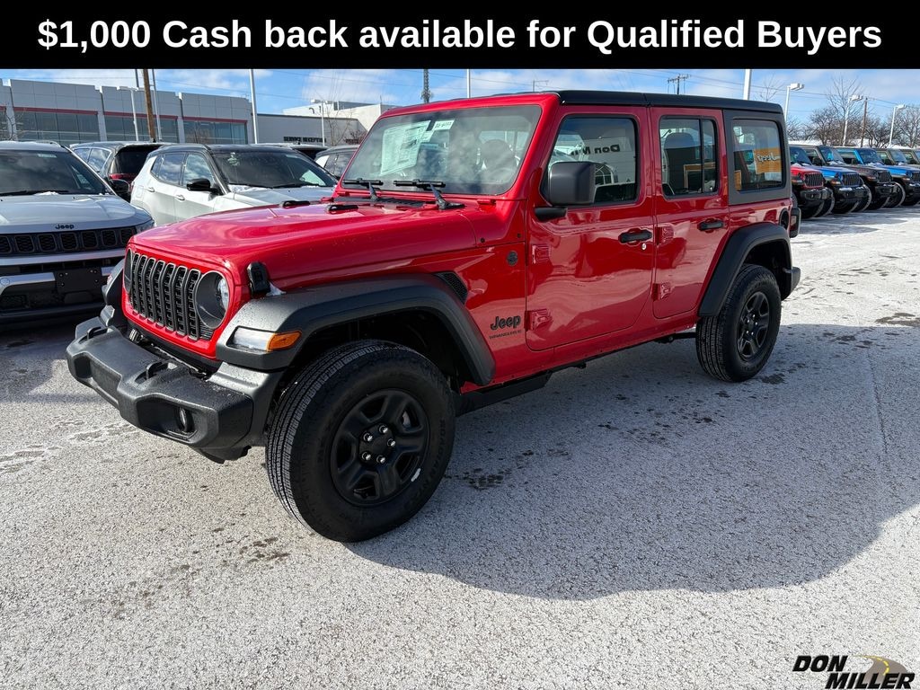 New 2026 Jeep Wrangler 4-DOOR SPORT Sport Utility