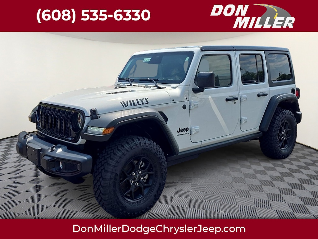 New 2026 Jeep Wrangler 4-Door Willys 4x4 Sport Utility