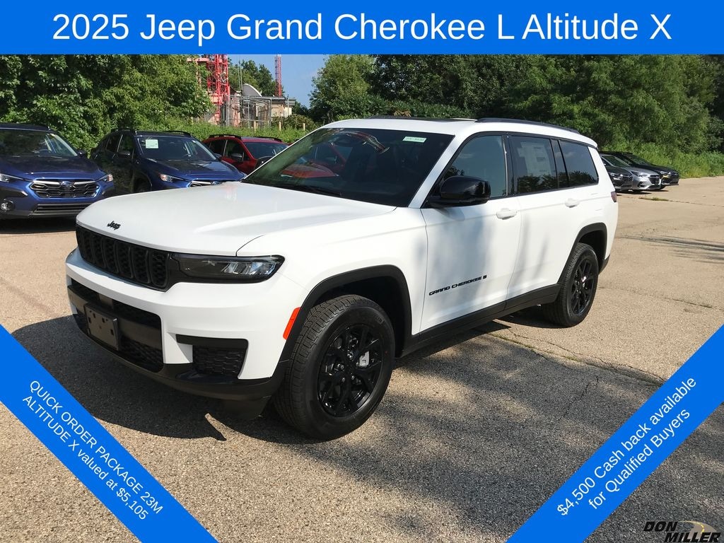 New 2025 Jeep Grand Cherokee L ALTITUDE X 4X4 Sport Utility