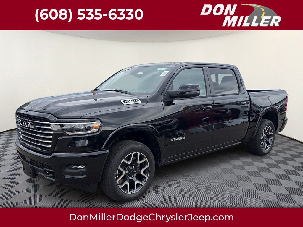 New 2026 Ram 1500 Laramie Crew Cab 4x4 5’7” Box Pickup