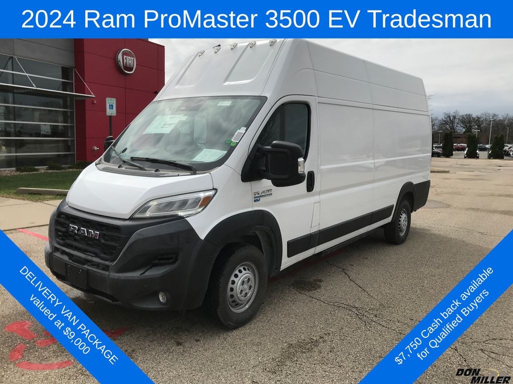 New 2024 Ram ProMaster PROMASTER EV SUPER HIGH ROOF 159â WB EXT Cargo Van