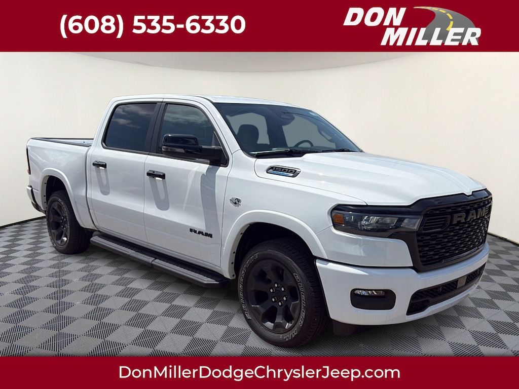 New 2026 Ram 1500 Big Horn Crew Cab 4x4 5’7” Box Pickup