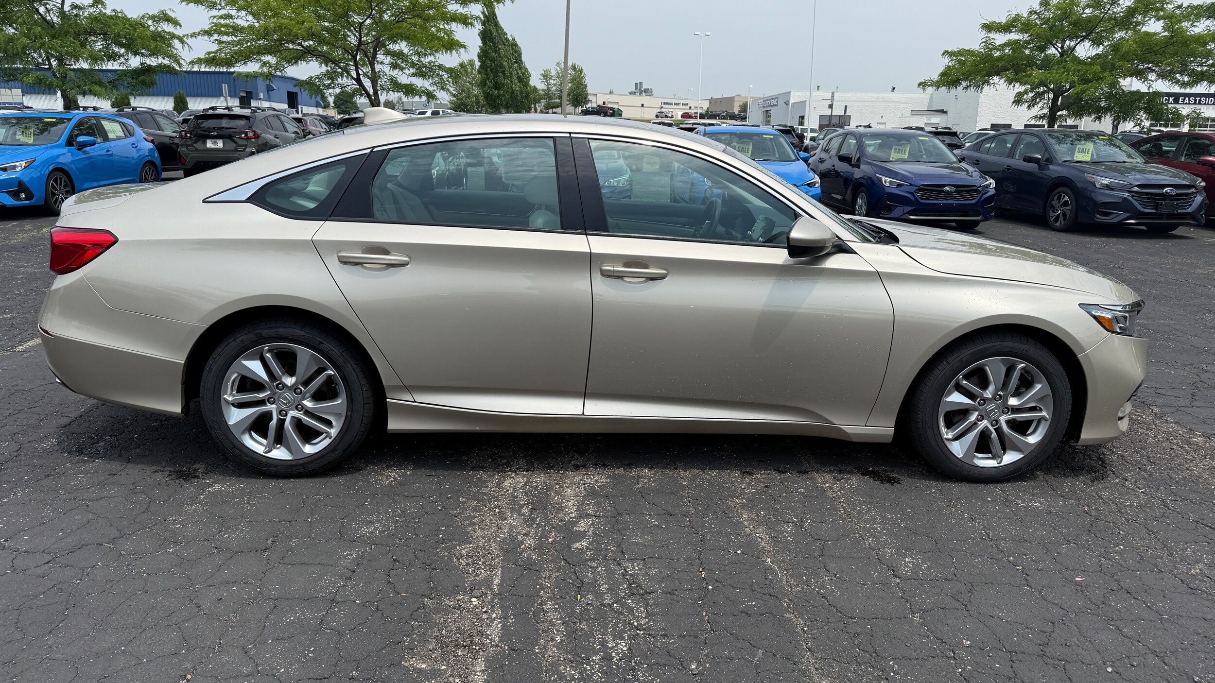 Used 2018 Honda Accord LX with VIN 1HGCV1F12JA199764 for sale in Madison, WI