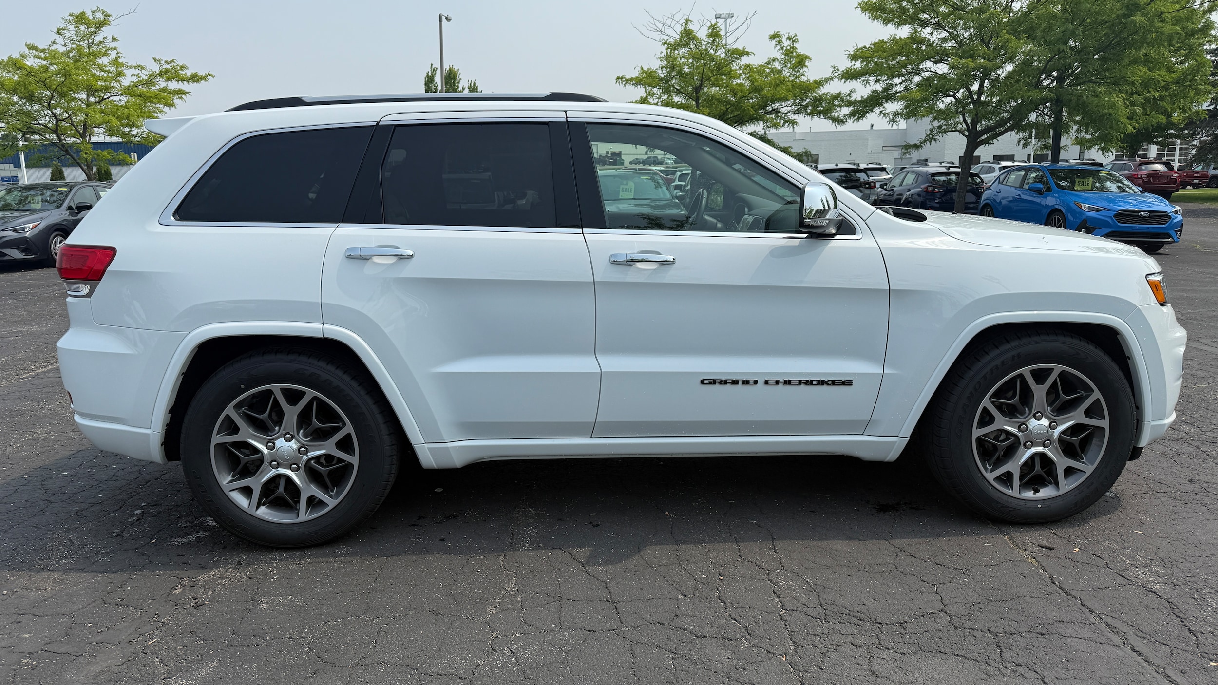 Used 2021 Jeep Grand Cherokee Overland with VIN 1C4RJFCG6MC759451 for sale in Madison, WI