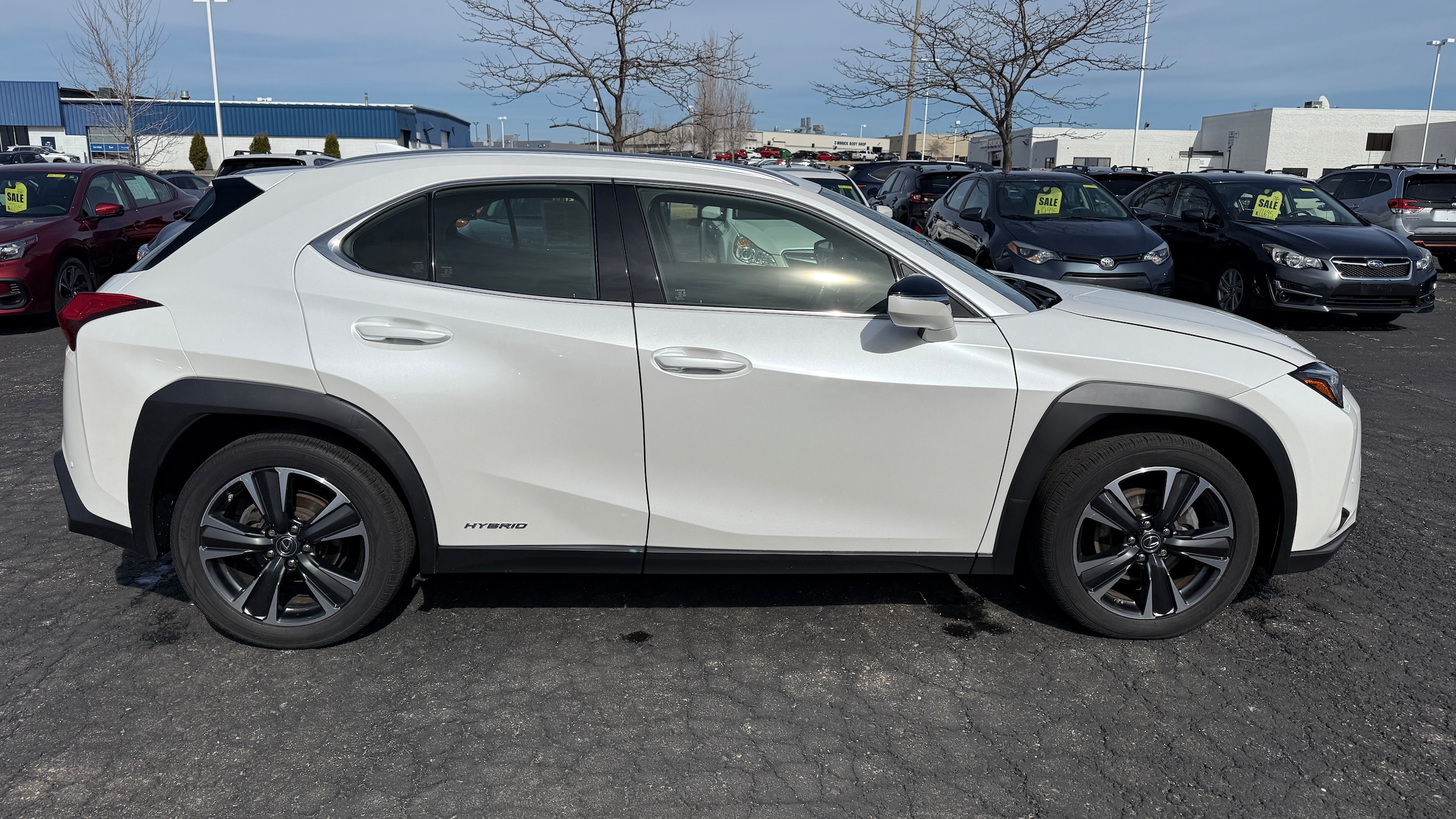 Used 2019 Lexus UX Hybrid 250h with VIN JTHU9JBH3K2018269 for sale in Madison, WI
