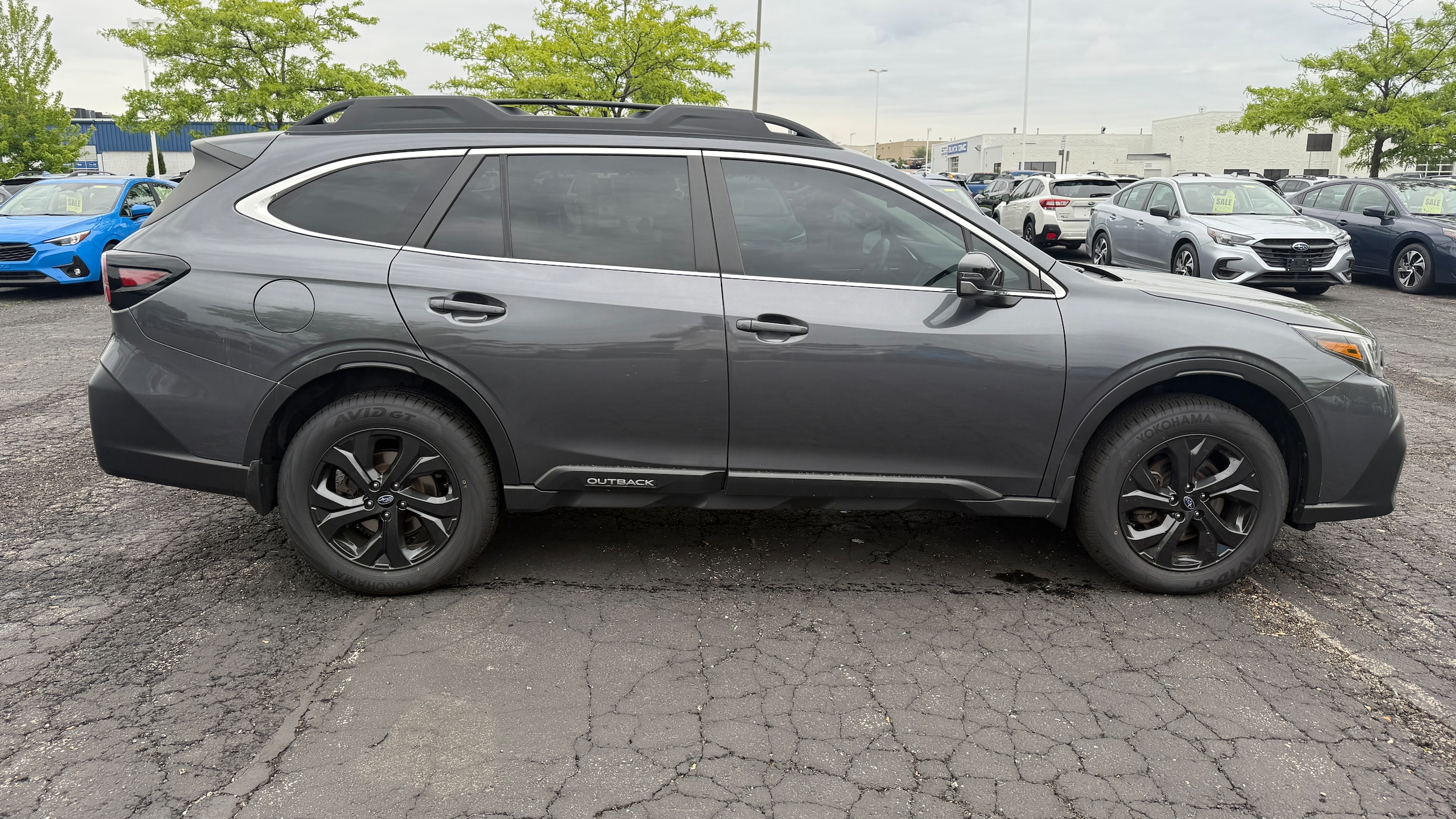 Certified 2022 Subaru Outback Onyx Edition with VIN 4S4BTGLD4N3263388 for sale in Madison, WI