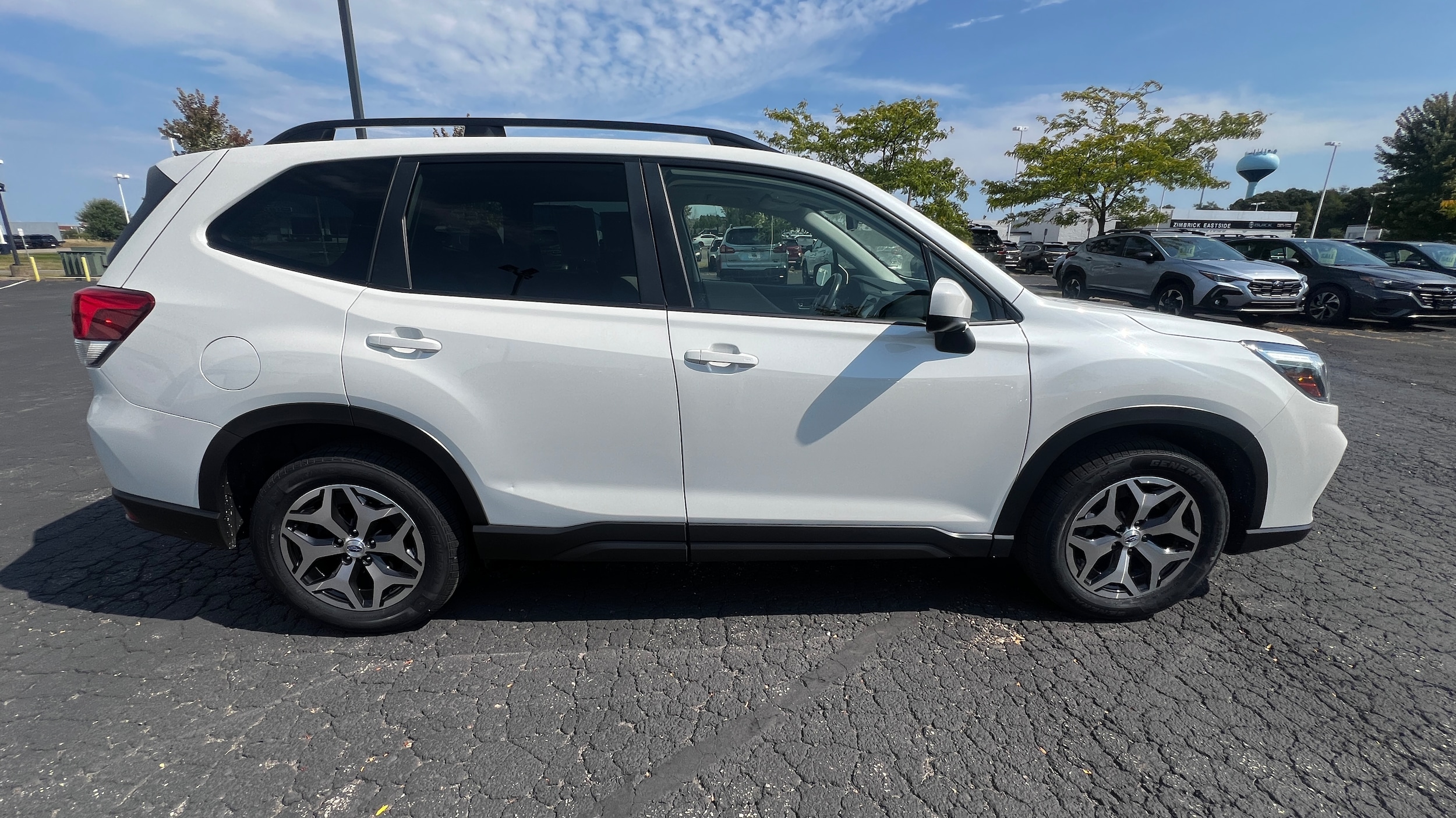 Certified 2021 Subaru Forester Premium with VIN JF2SKAJCXMH560179 for sale in Madison, WI