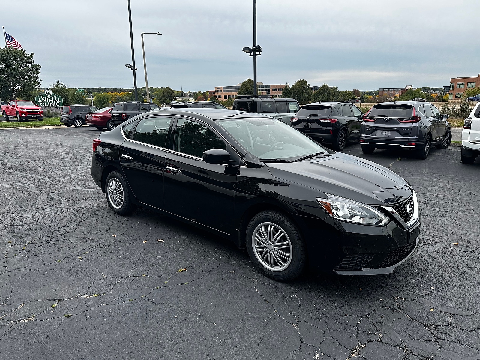 Used 2017 Nissan Sentra SV with VIN 3N1AB7AP1HY256428 for sale in Madison, WI