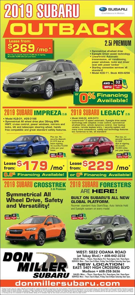 Don Miller Subaru West >> Don Miller West Print Ad Don Miller Subaru West Don Miller Subaru West >> Don Miller West Print Ad Don Miller Subaru West