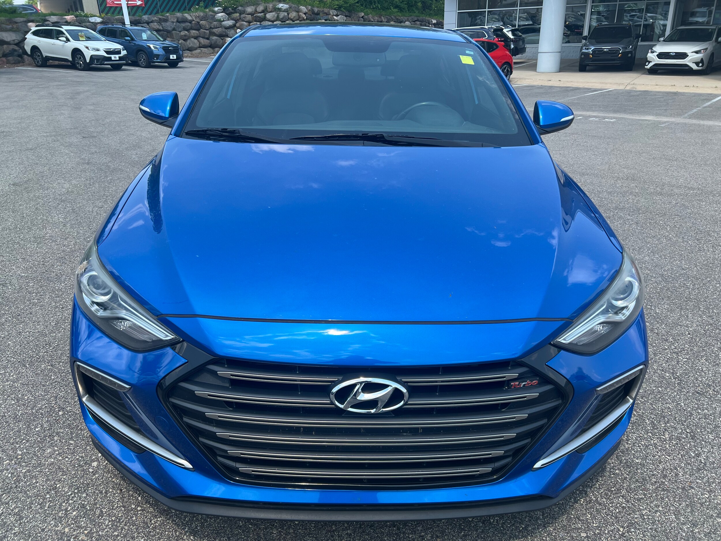 Used 2018 Hyundai Elantra Sport with VIN KMHD04LB1JU608962 for sale in Madison, WI