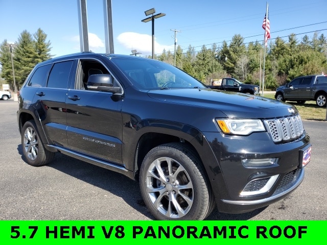 Used 2021 Jeep Grand Cherokee Summit with VIN 1C4RJFJT5MC518481 for sale in Roscommon, MI