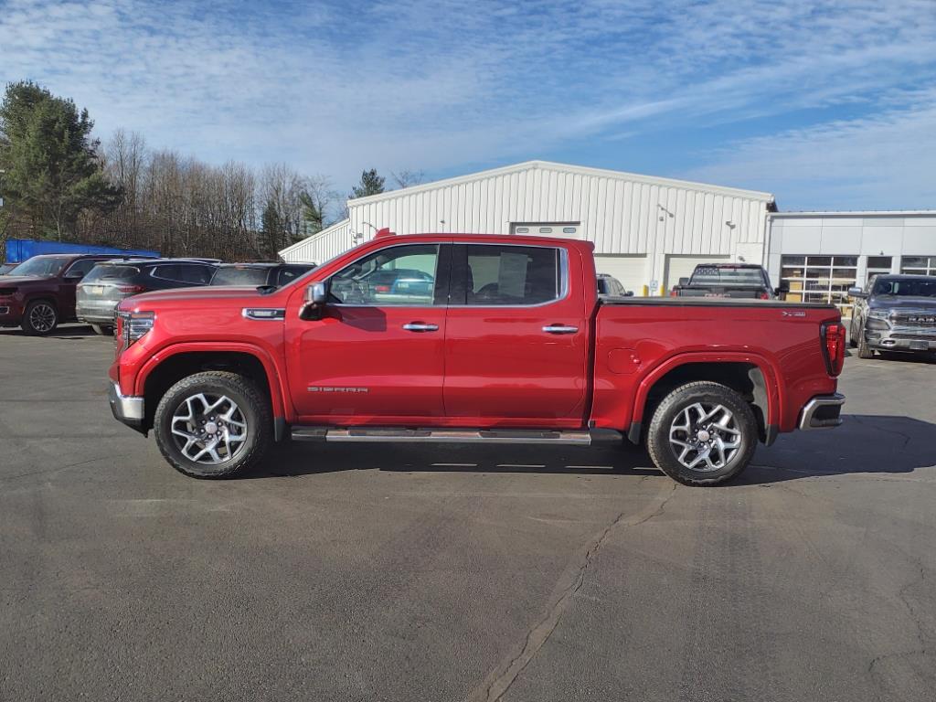 Used 2023 GMC Sierra 1500 SLT with VIN 3GTUUDE8XPG181254 for sale in Titusville, PA