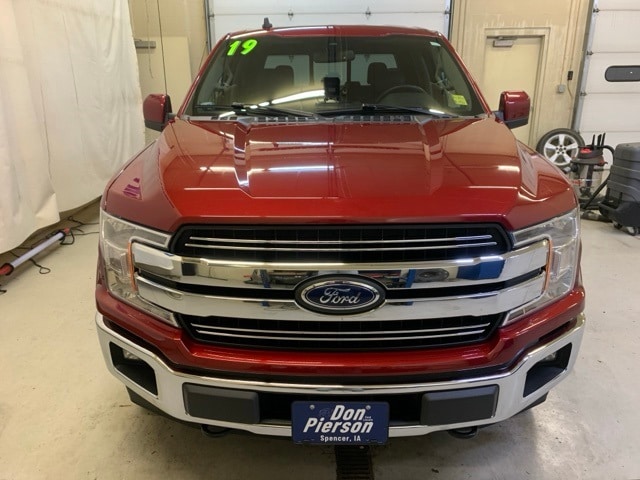 Used 2019 Ford F-150 Lariat with VIN 1FTEW1EP2KKE48943 for sale in Spencer, IA