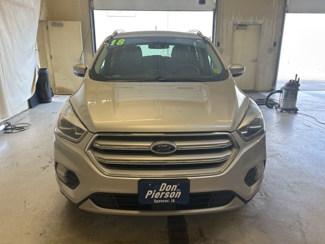 Used 2018 Ford Escape Titanium with VIN 1FMCU9J9XJUA71960 for sale in Spencer, IA