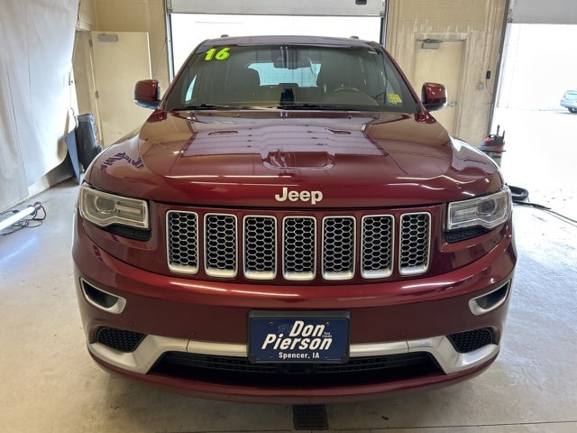 Used 2016 Jeep Grand Cherokee Summit with VIN 1C4RJFJG1GC491836 for sale in Spencer, IA