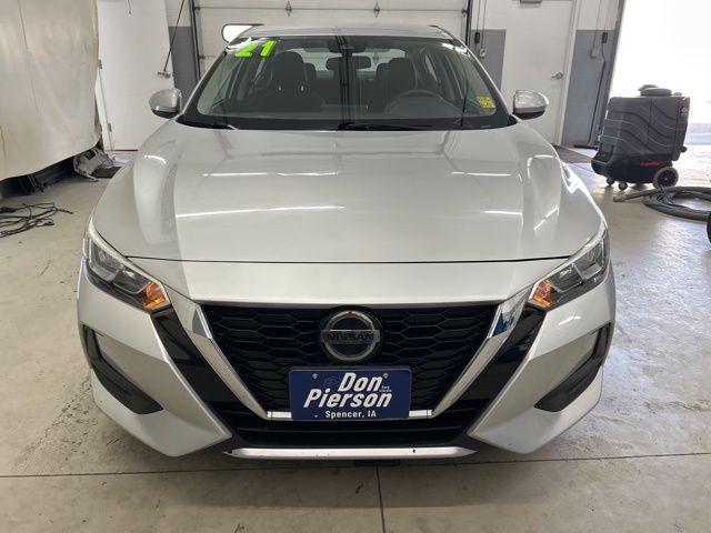 Used 2021 Nissan Sentra S with VIN 3N1AB8BV3MY291680 for sale in Spencer, IA