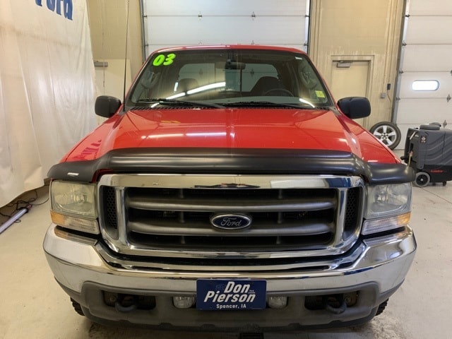 Used 2003 Ford F-250 Super Duty Lariat with VIN 1FTNW21LX3EA22412 for sale in Spencer, IA