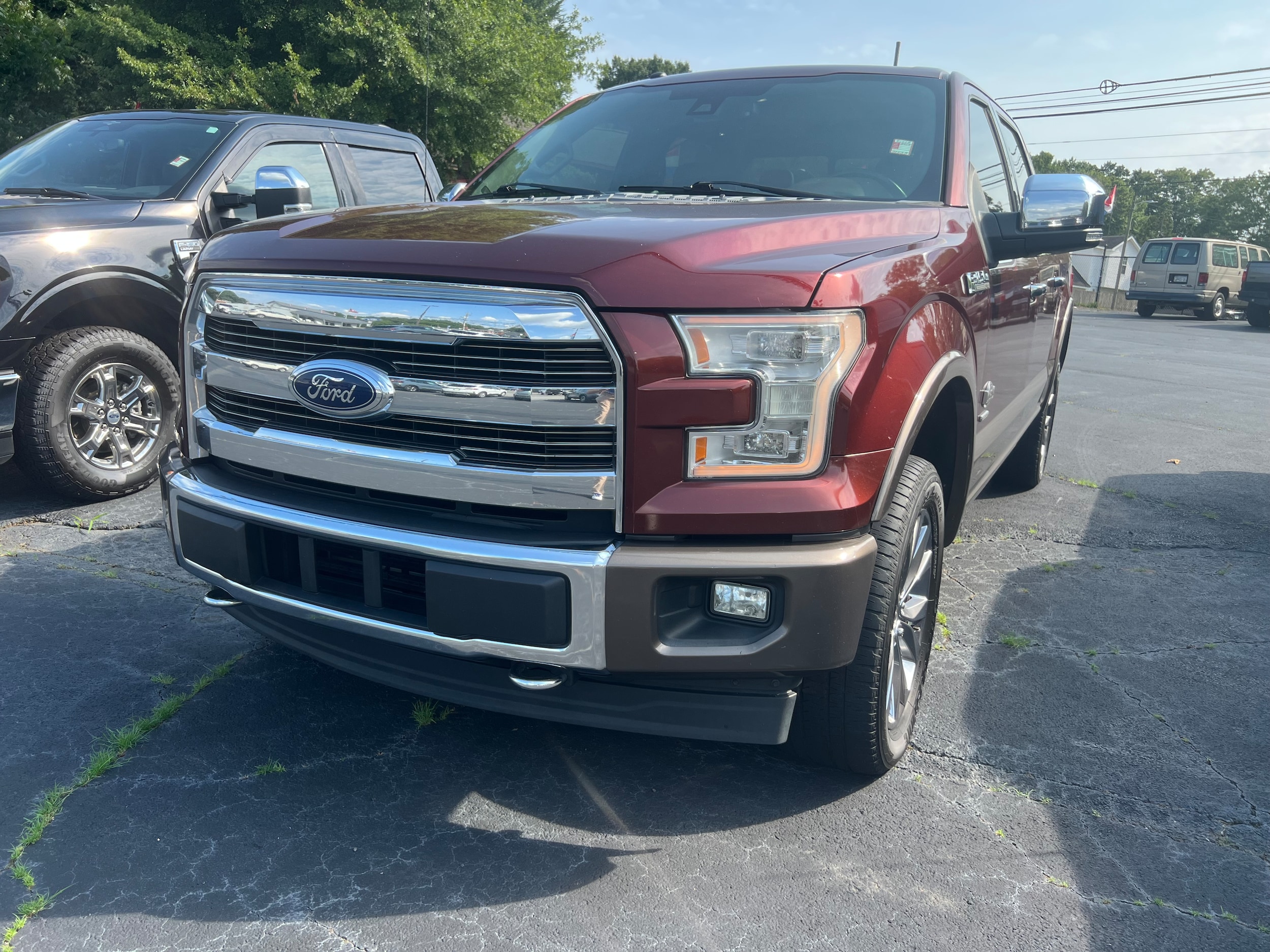 Bronze Fire 2017 Ford F-150 Pickup Truck Four-Wheel Drive Automatic