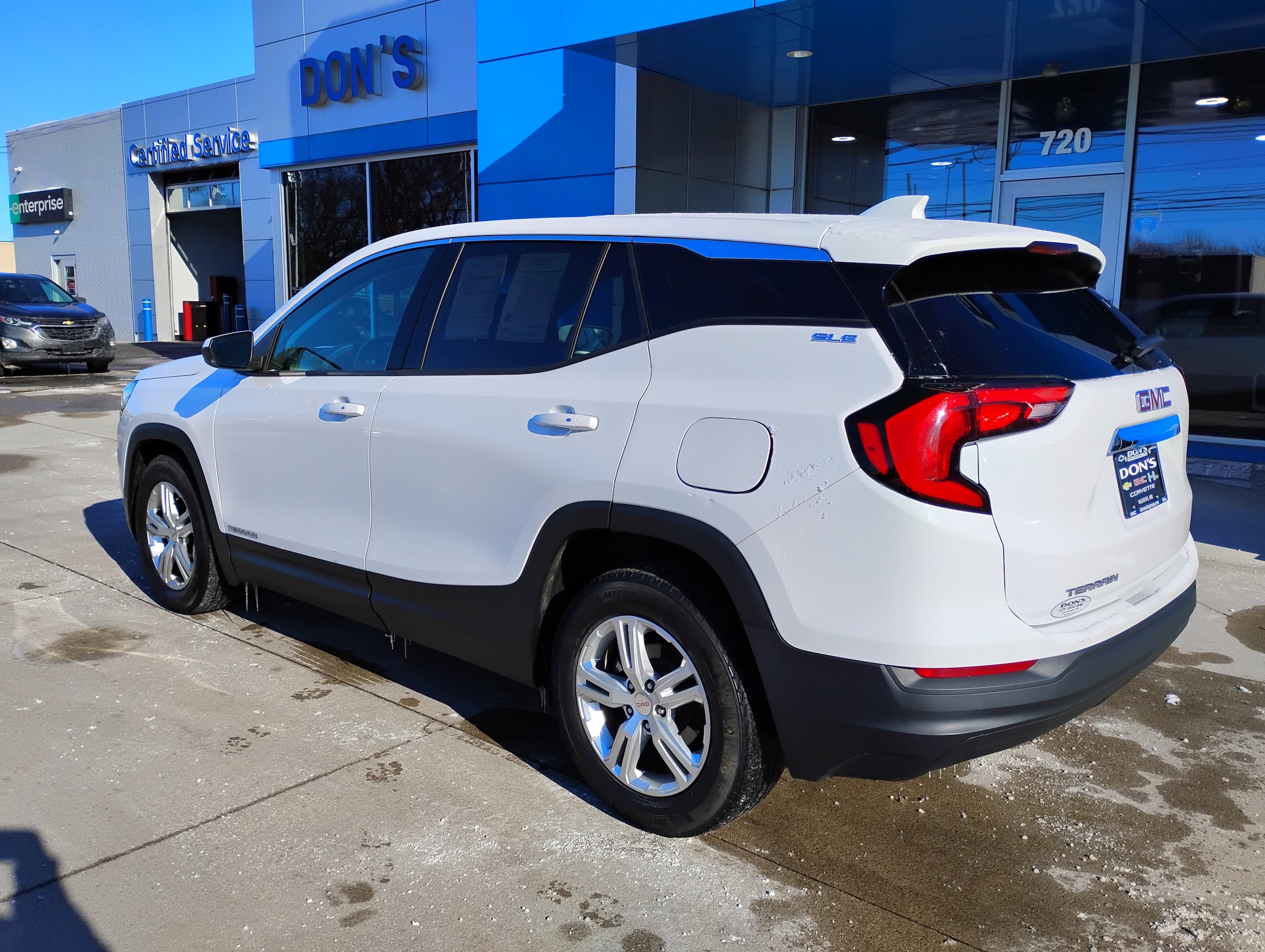 Used 2020 GMC Terrain SLE with VIN 3GKALMEV9LL281105 for sale in Wauseon, OH