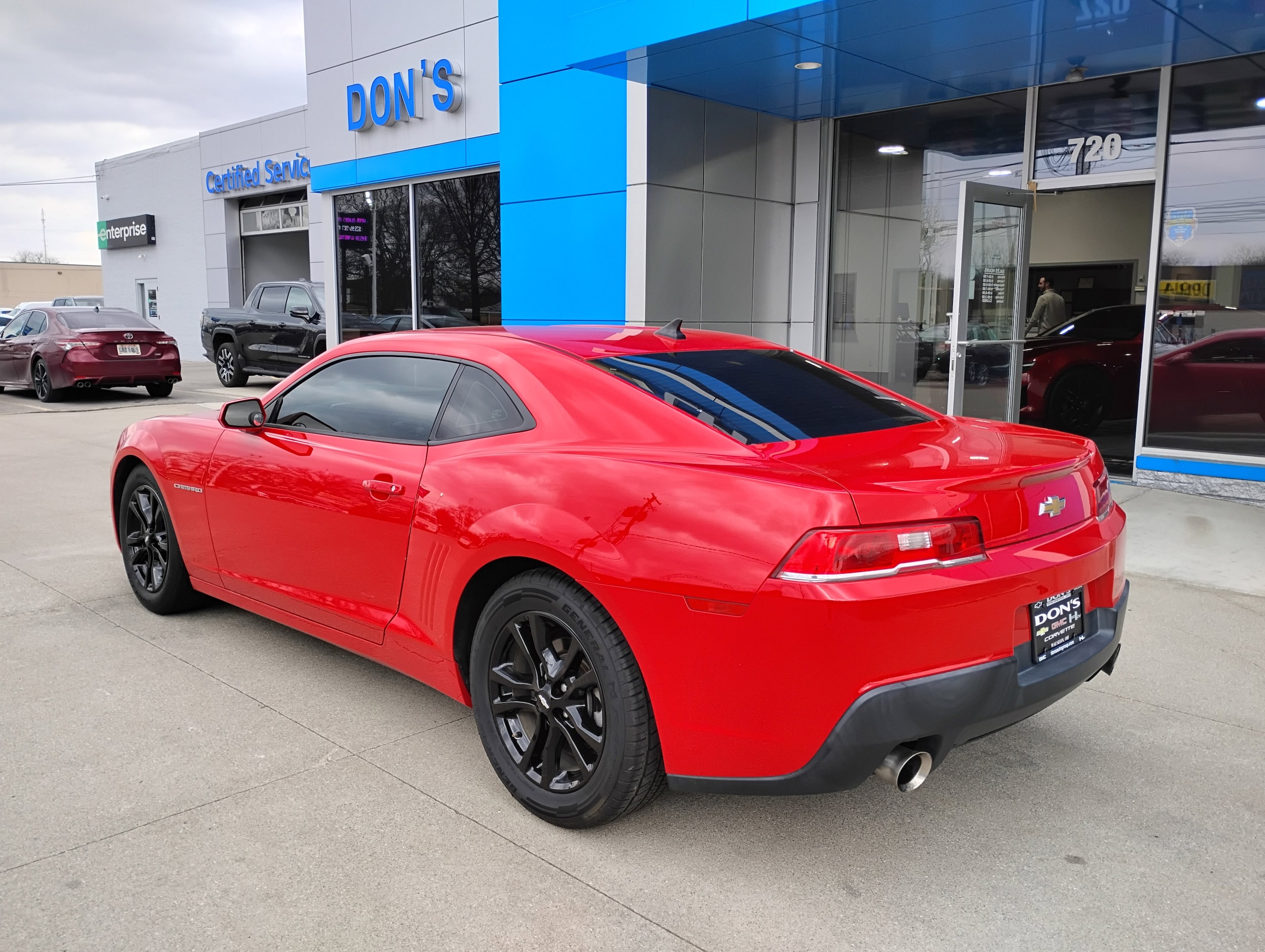 Used 2014 Chevrolet Camaro 1LS with VIN 2G1FE1E33E9274593 for sale in Wauseon, OH