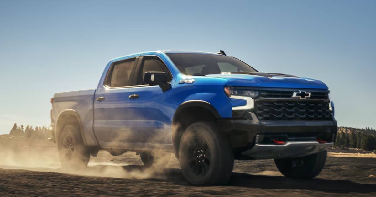 blue Chevy Truck