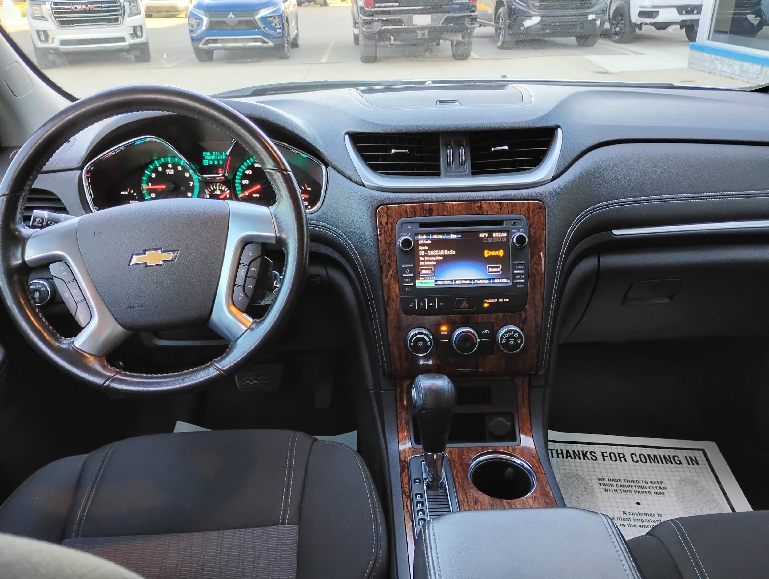 Used 2014 Chevrolet Traverse 1LT with VIN 1GNKRGKD7EJ225273 for sale in Wauseon, OH