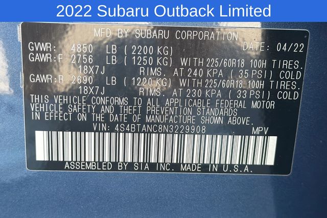 Thumbnail: 2022 Subaru Outback - 22