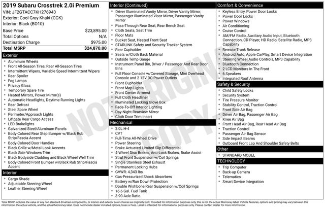 Thumbnail: 2019 Subaru Crosstrek - 5