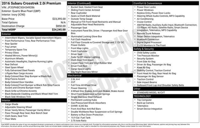Thumbnail: 2016 Subaru Crosstrek - 5
