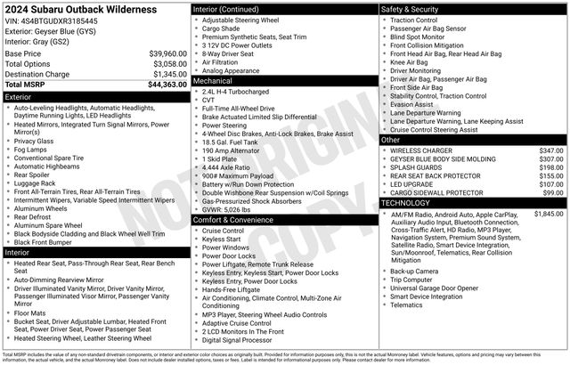 Thumbnail: 2024 Subaru Outback - 5