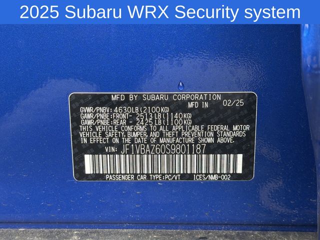 Thumbnail: 2025 Subaru WRX - 30