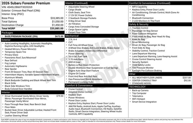 Thumbnail: 2026 Subaru Forester - 5
