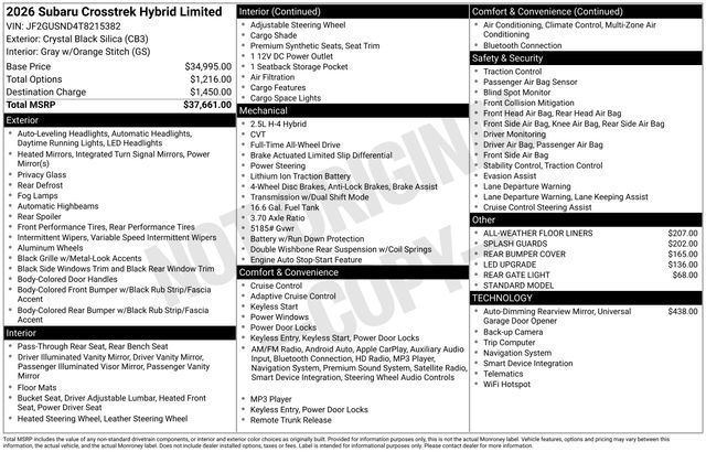 Thumbnail: 2026 Subaru Crosstrek - 5