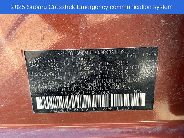 Thumbnail: 2025 Subaru Crosstrek - 19