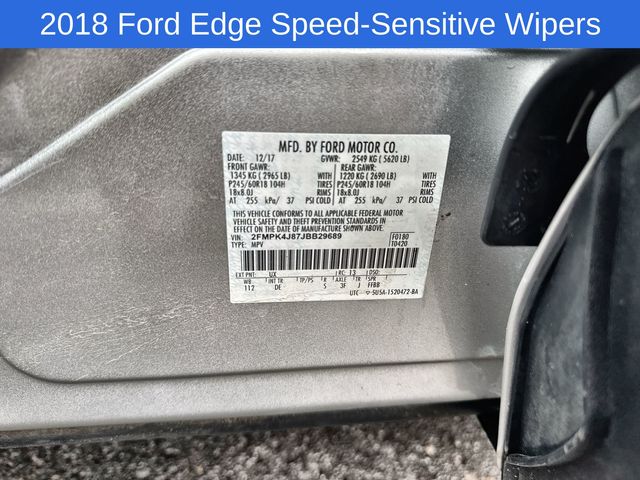 2018 Ford Edge SEL 31