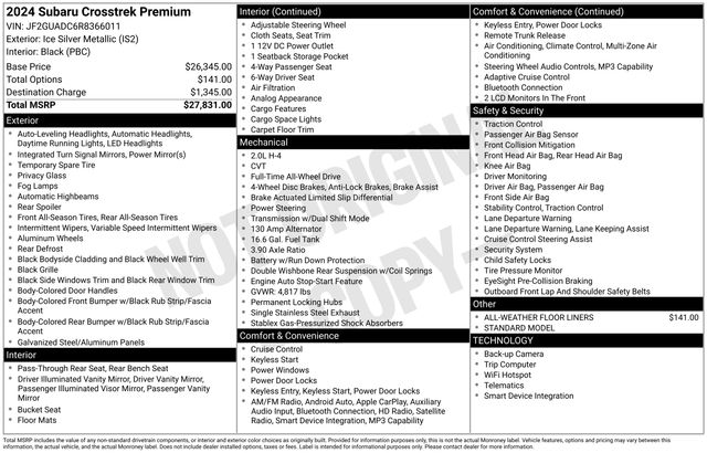 Thumbnail: 2024 Subaru Crosstrek - 5