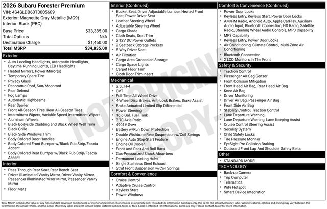 Thumbnail: 2026 Subaru Forester - 5