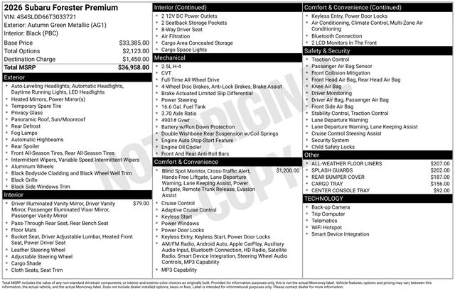Thumbnail: 2026 Subaru Forester - 5