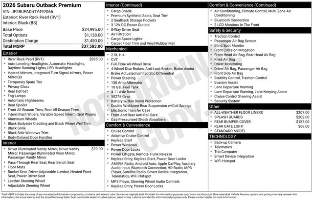 Thumbnail: 2026 Subaru Outback - 5