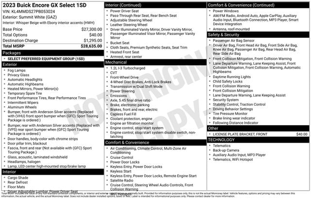 Thumbnail: 2023 Buick Encore GX - 5
