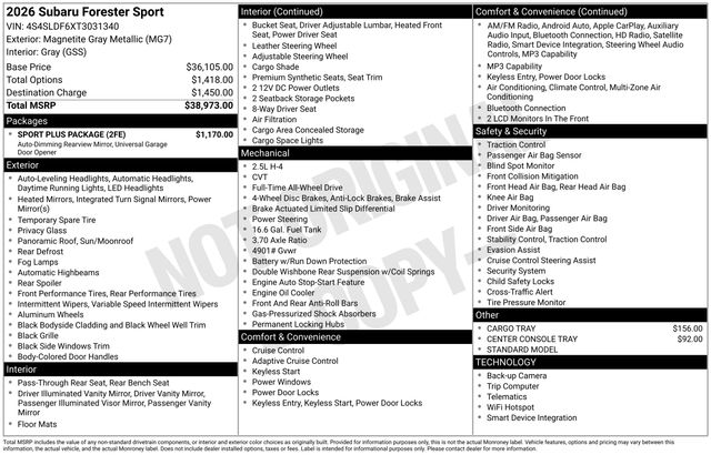 Thumbnail: 2026 Subaru Forester - 5