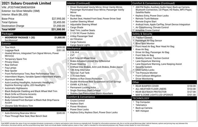 Thumbnail: 2021 Subaru Crosstrek - 5