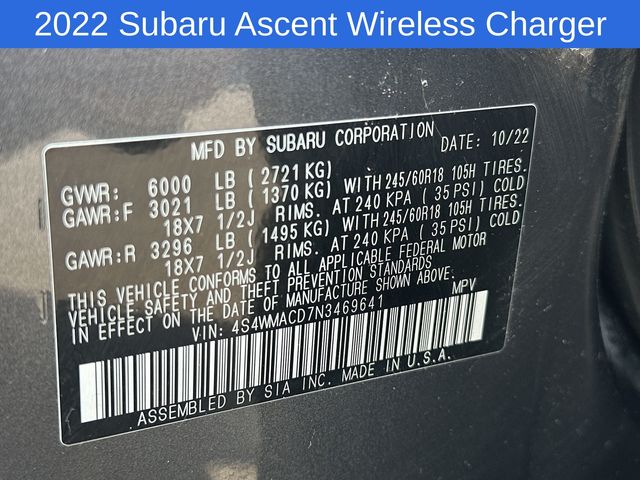 Thumbnail: 2022 Subaru Ascent - 31